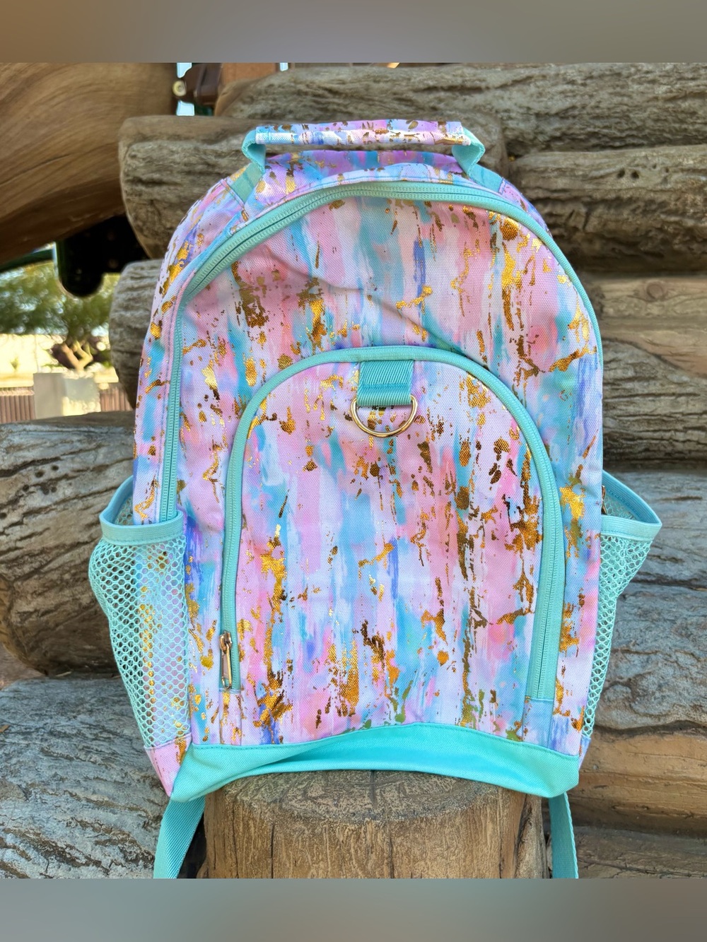 New Color Flow Metallic Watercolor Tie-Dye Pottery Barn Teen Gear Up Backpack